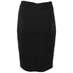 082.00.01.023_BLK-01 Midi Μαύρη Φούστα Pencil forel