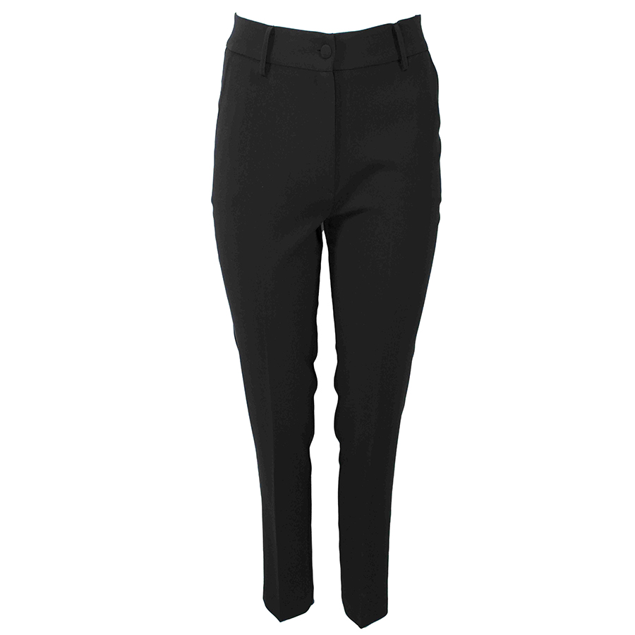 Γυναικείο Παντελόνι high waist Μαύρο Forel