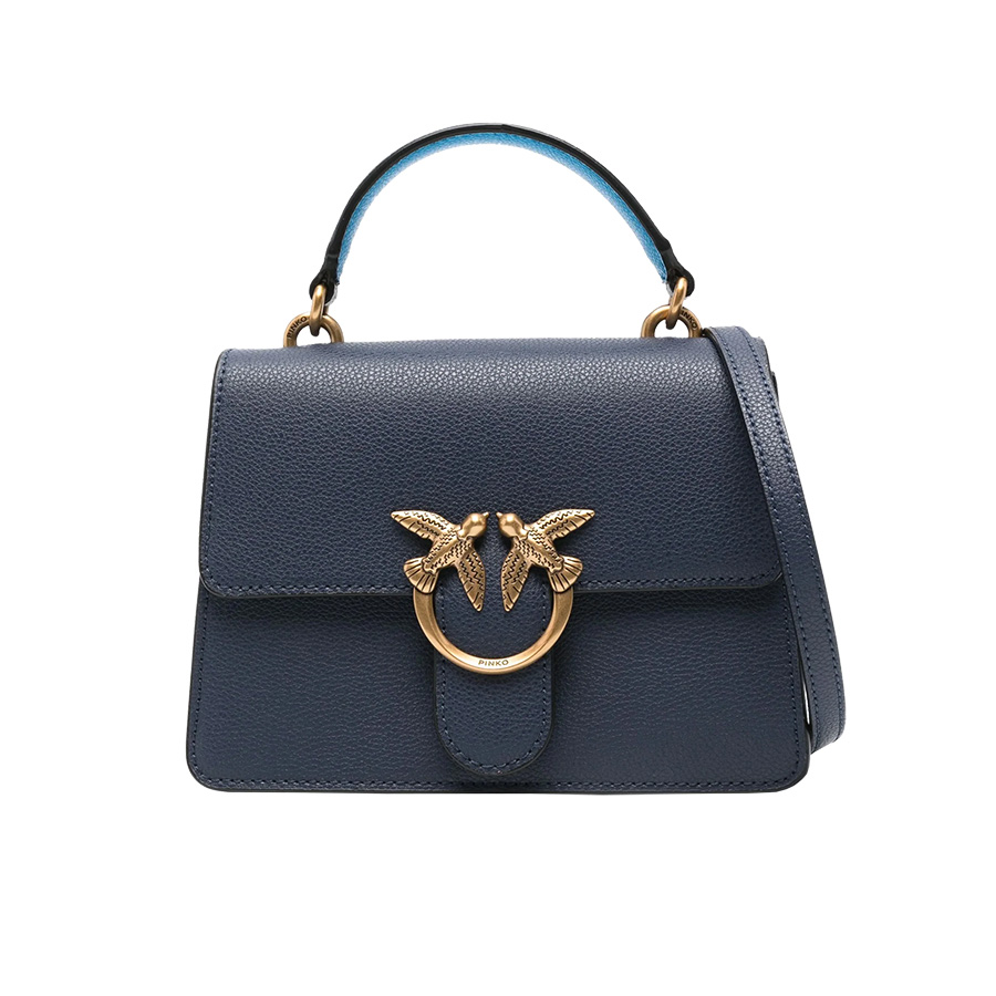 Mini Love One Top Handle Μπλε Τσάντα