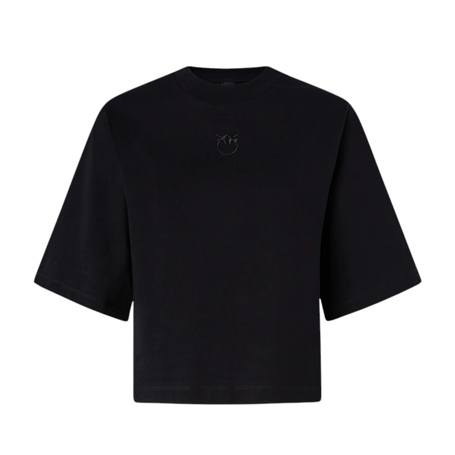 Γυναικείο Tshirt Niamey Love Birds Μαύρο Pinko