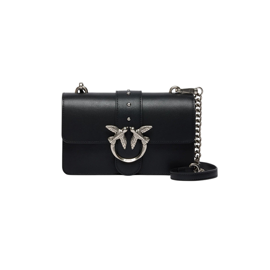 Γυναικεία Τσάντα flap Love One Mini St. CL Μαύρο Pinko
