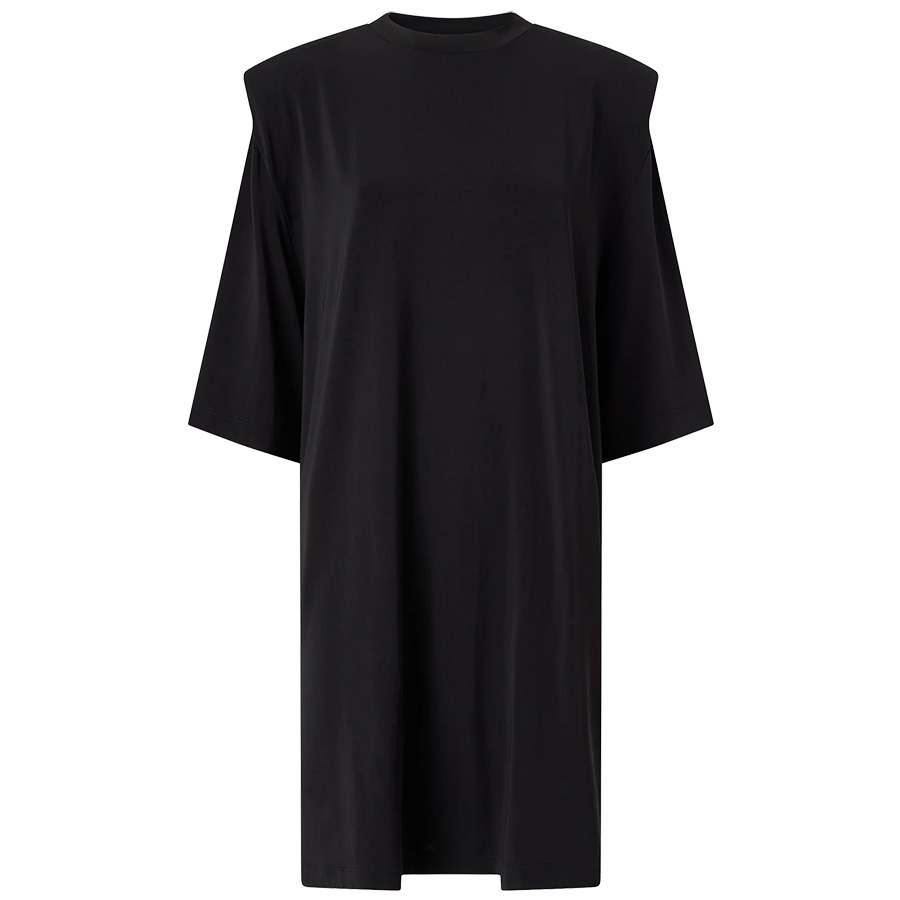 Allie Mini Μαύρο Φόρεμα Με Ζώνη