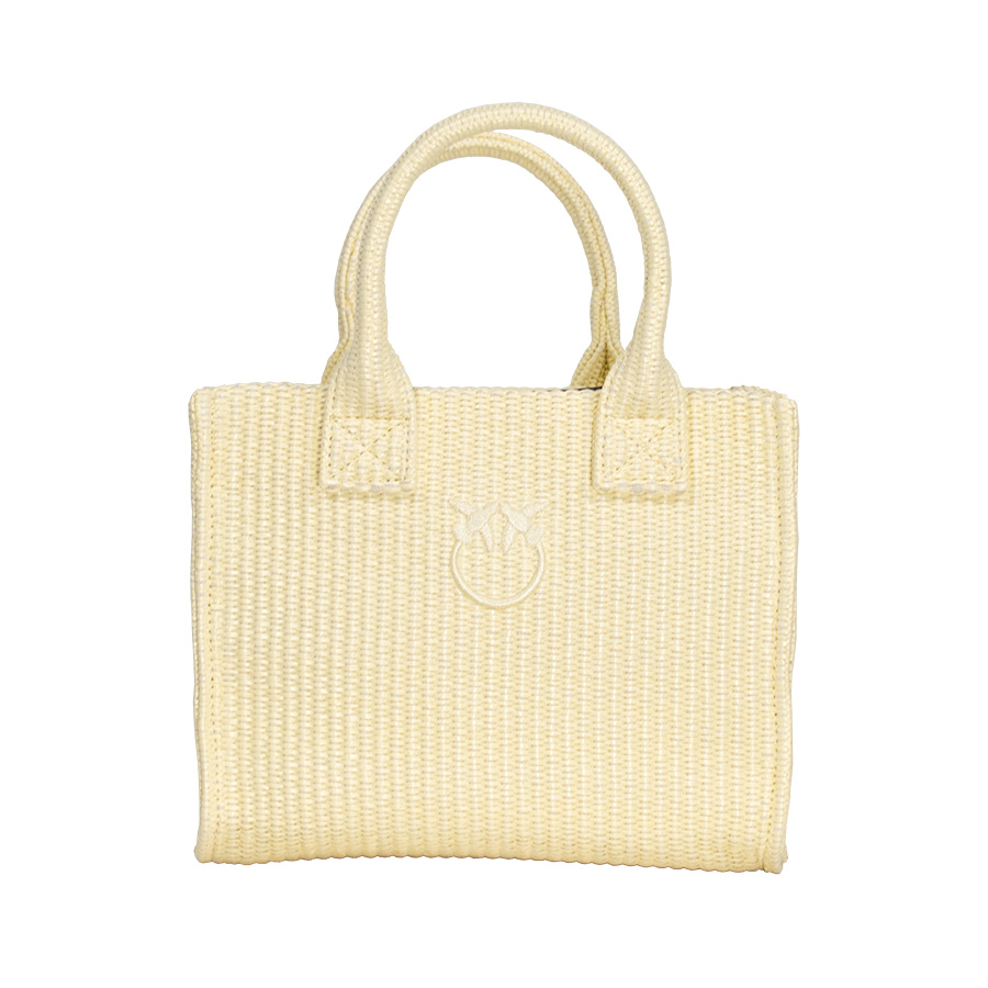 Mini Beach Shopper Κίτρινη Τσάντα