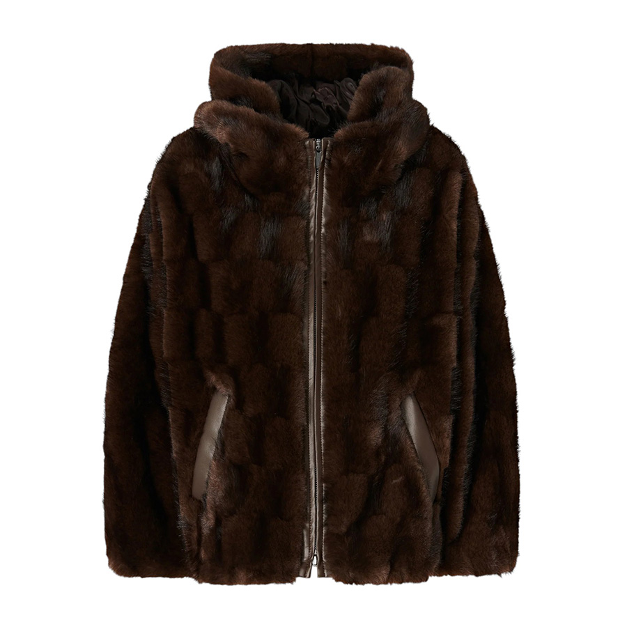 Γυναικείο Μπουφάν Cadetia Cape Καφέ Pinko