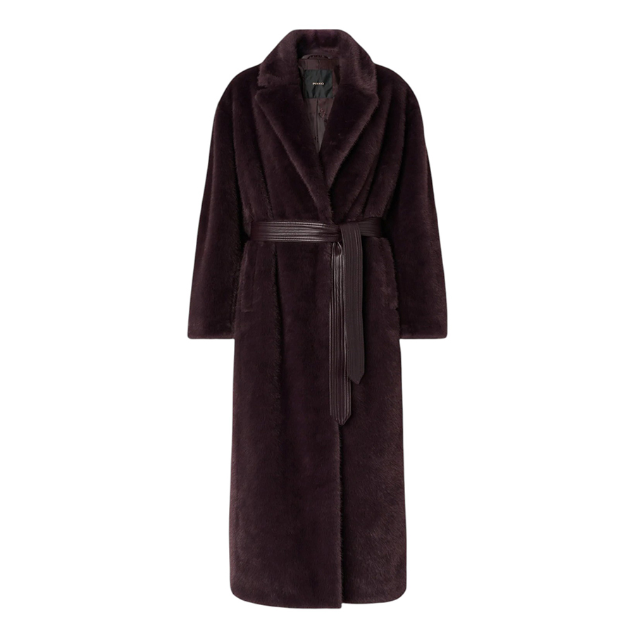 Γυναικείο Παλτό Calendula Coat Καφέ Pinko