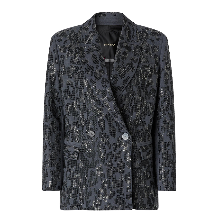 Γυναικείο Σακάκι oversized Jaguar Jacket Γκρι Pinko