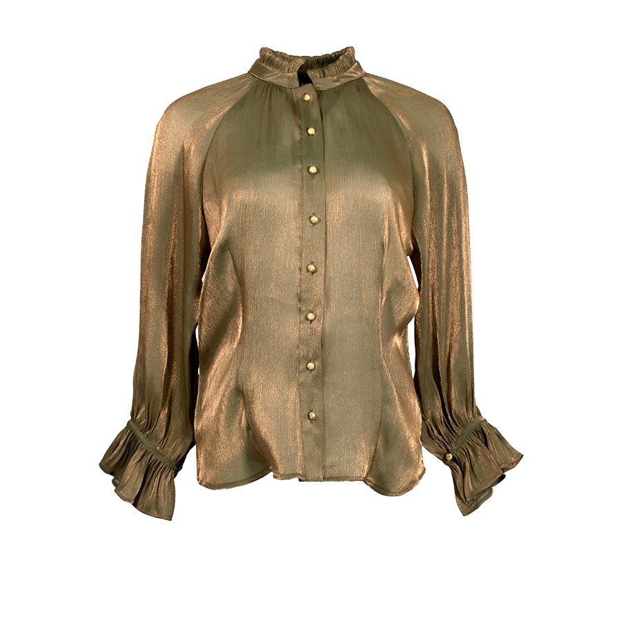 Semi-Transparent Gold Shirt