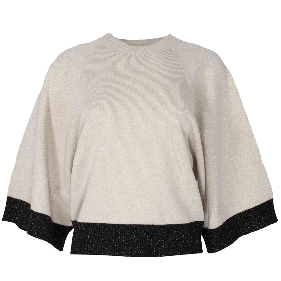 Γυναικεία Μπλούζα Cropped Jumper Χρυσό Twinset