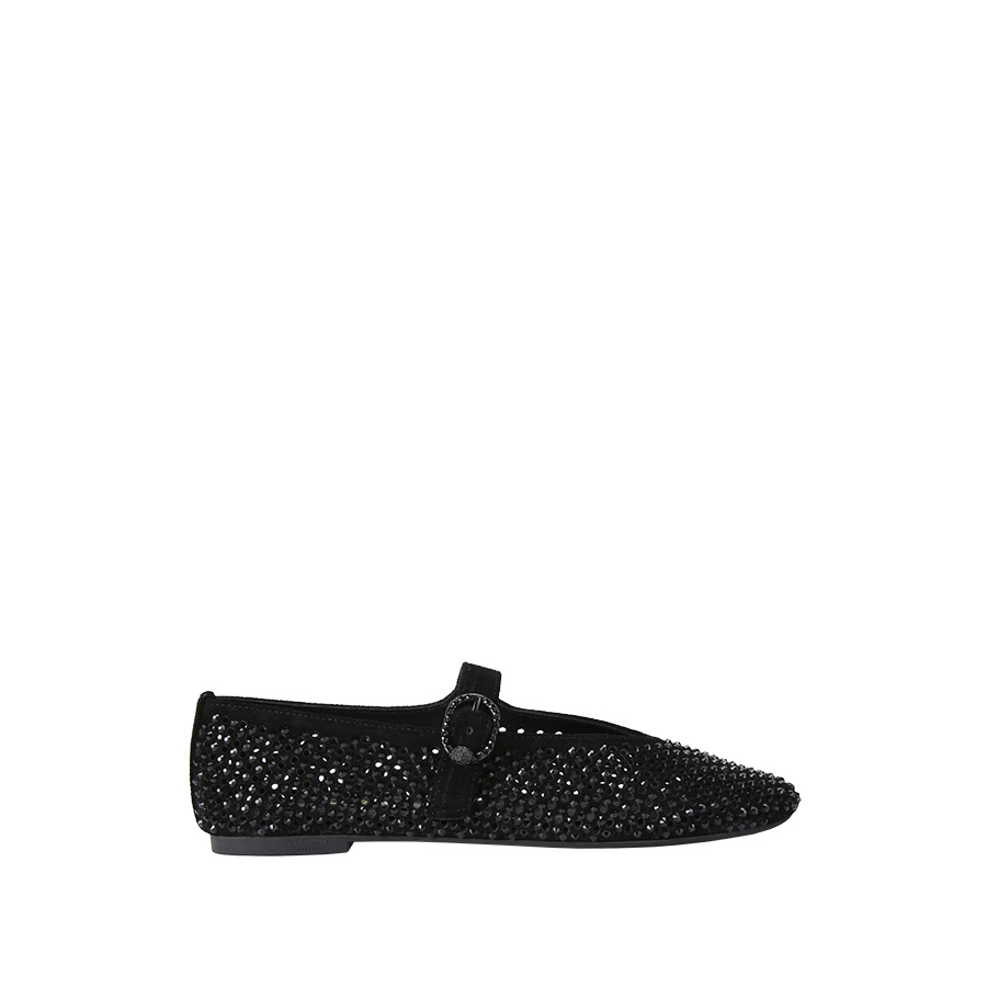Μαύρη Μπαλαρίνα Με Στρας Kurt Geiger