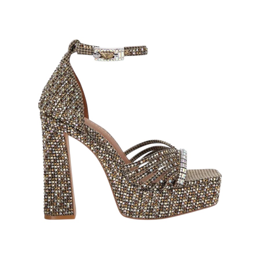 Γυναικεία Υποδήματα Πέδιλα με στρας Μπεζ Kurt Geiger
