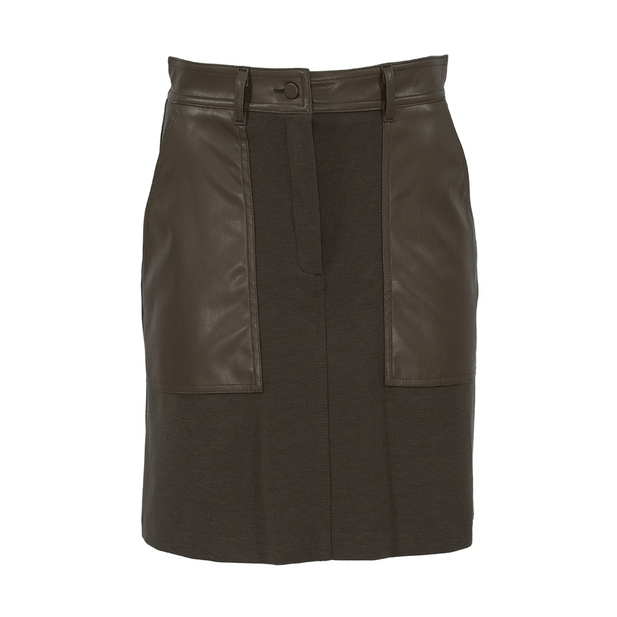 Intimo Khaki Mini Skirt