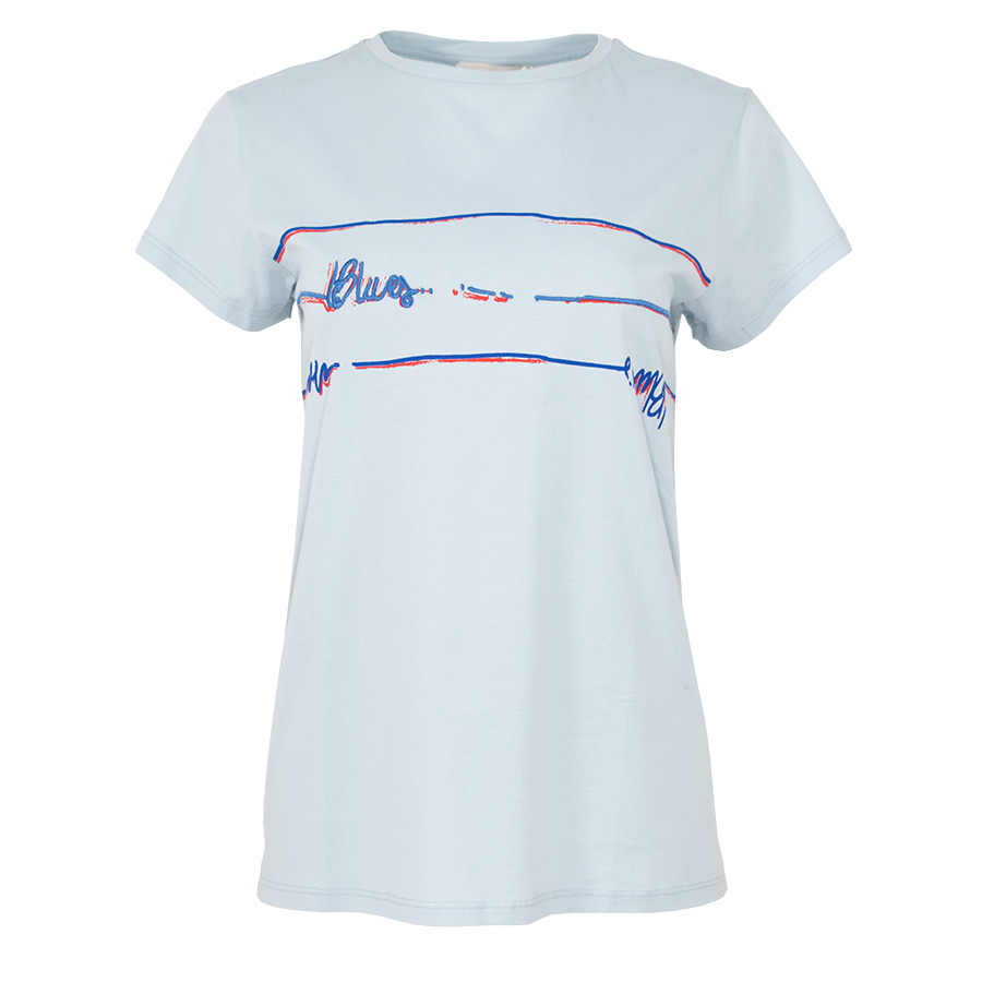 Ireneo Γαλάζιο T-Shirt Με logo
