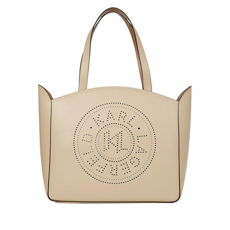 K/Circle Md Zip Tote Μπεζ Τσάντα