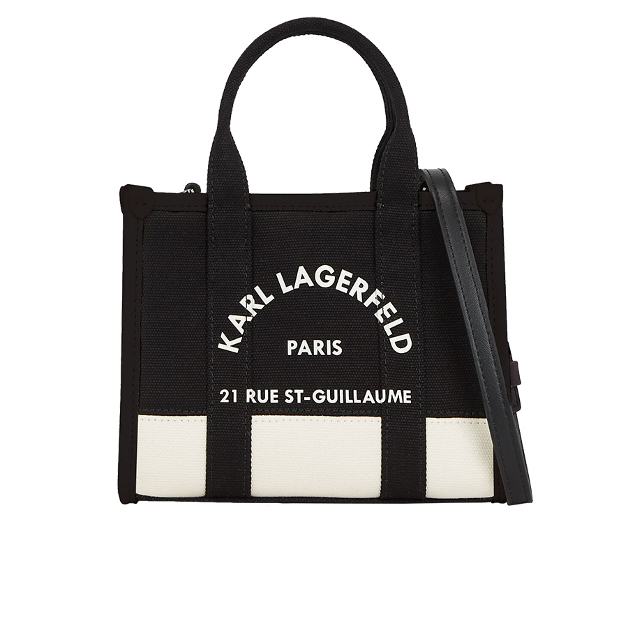 K/RSG Square Mini Tote Ασπρόμαυρη Τσάντα
