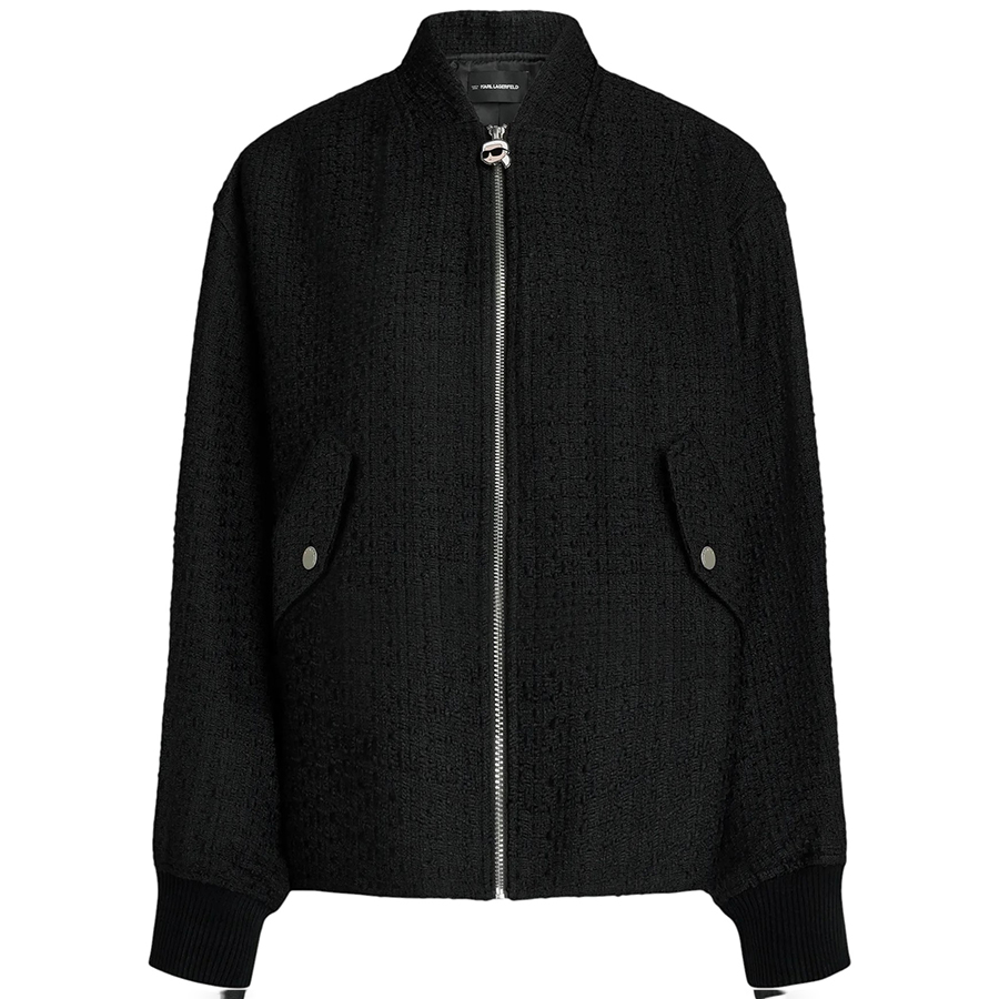 Γυνακείο Jacket τύπου Bomber Μαύρο Karl Lagerfeld