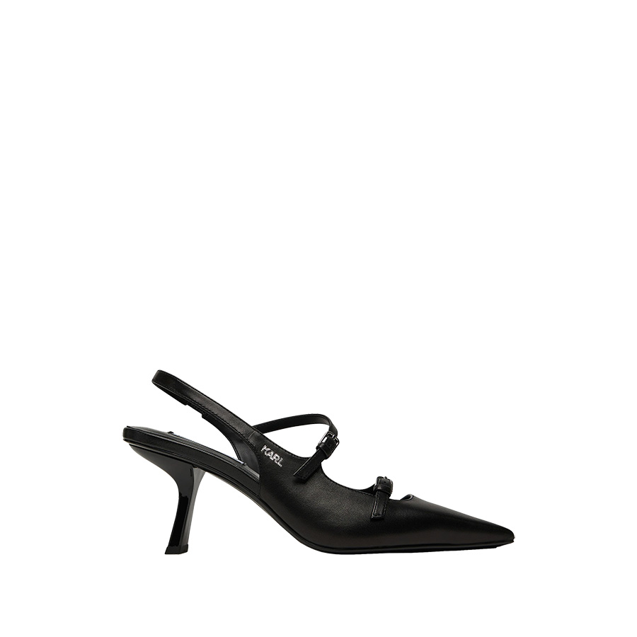 Karmel Sling Strap Pump Μαύρη Γόβα