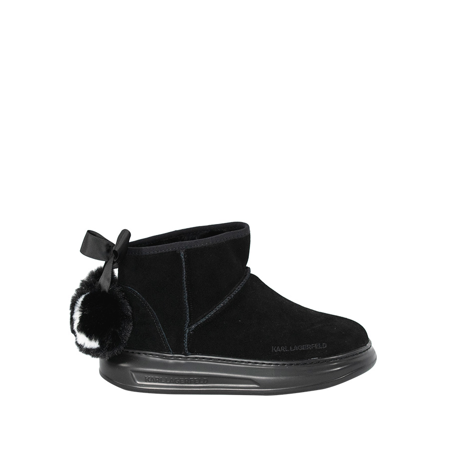 Kapri Kosi PomPom Short Black Boot