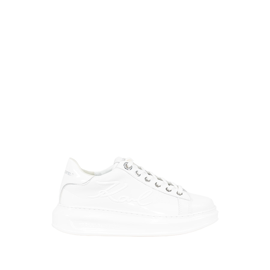 Kapri Karl Signia Shine Άσπρα Μονόχρωμα Sneakers