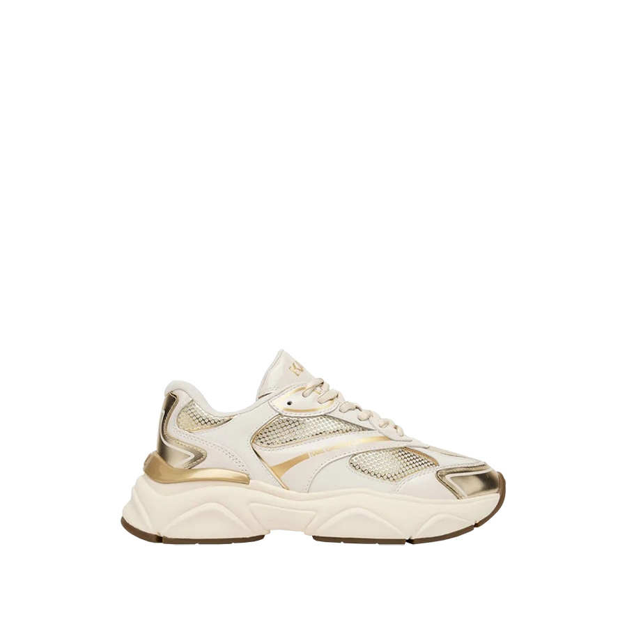 Komet Lo Lace Metal Mix Χρυσά Sneakers