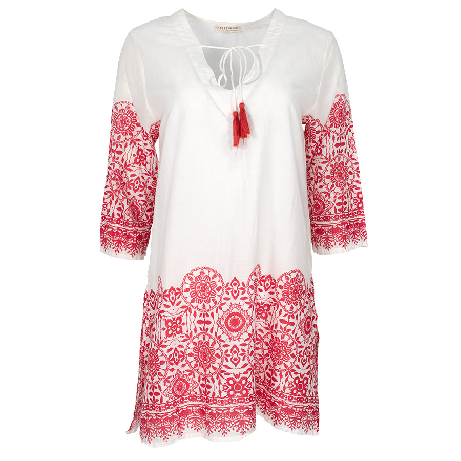 Mane Chambord Fushia Mini Ροζ Φόρεμα