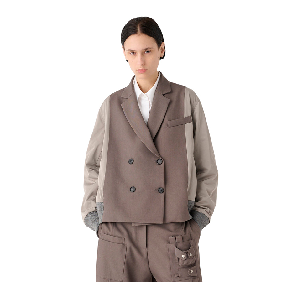 Γυναικείο Jacket Δίχρωμο Πούρο Meimeij