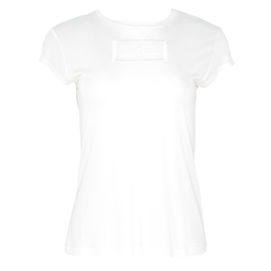 Άσπρο T-Shirt Με Logo