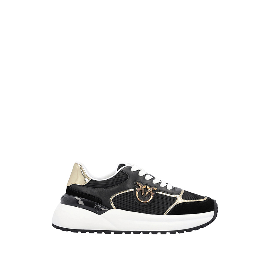 Gem 01 Ασπρόμαυρα Sneakers Με Logo