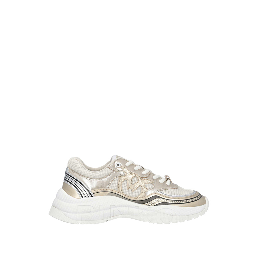 Glammy 04 Χρυσά Sneakers Με Logo