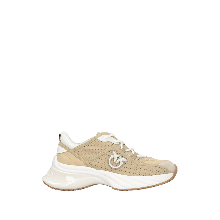 Ariel 10 Μπεζ Sneakers Με Logo