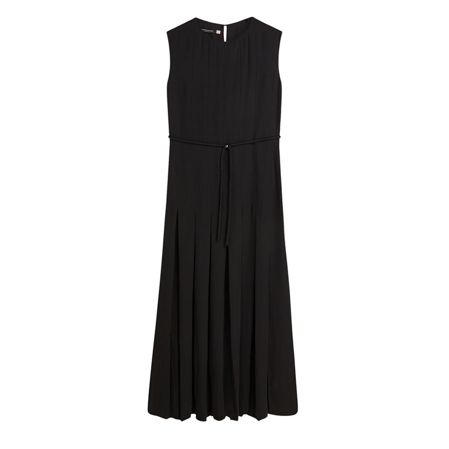 Γυναικείο Φόρεμα maxi Pleated Μαύρο Scotch and Soda